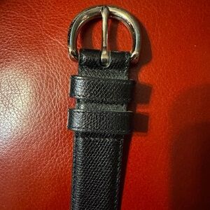 Women’s Black Leather Belt